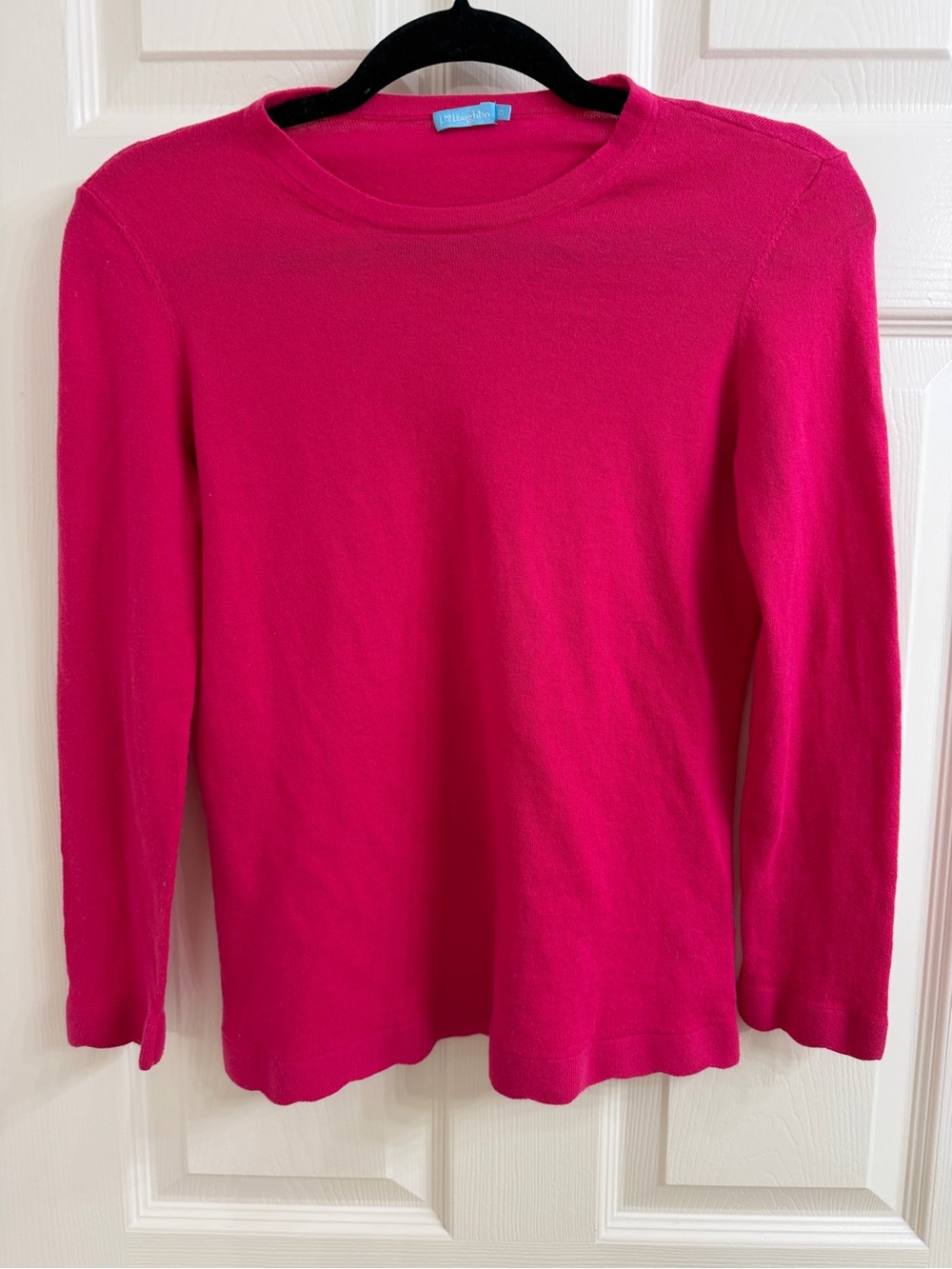 J McLaughlin Women's Hot Pink Crewneck Sweater Size XS